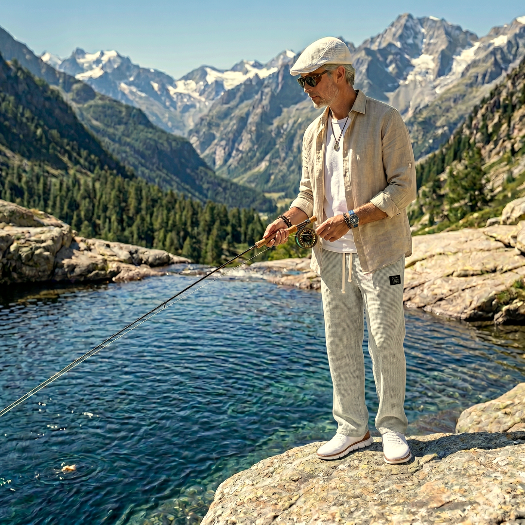 Ensemble Saint-Tropez – Aube sur la rivière, look confortable et respirant