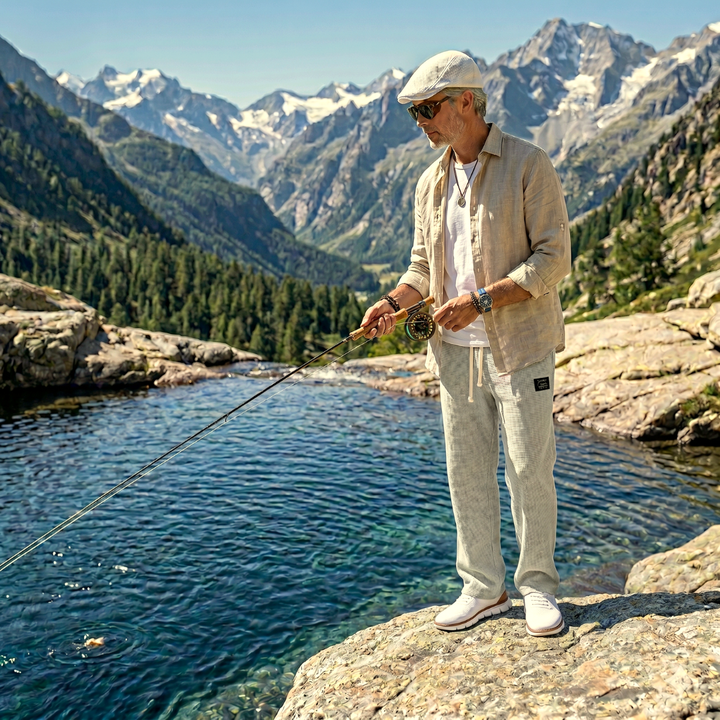 Ensemble Saint-Tropez – Aube sur la rivière, look confortable et respirant