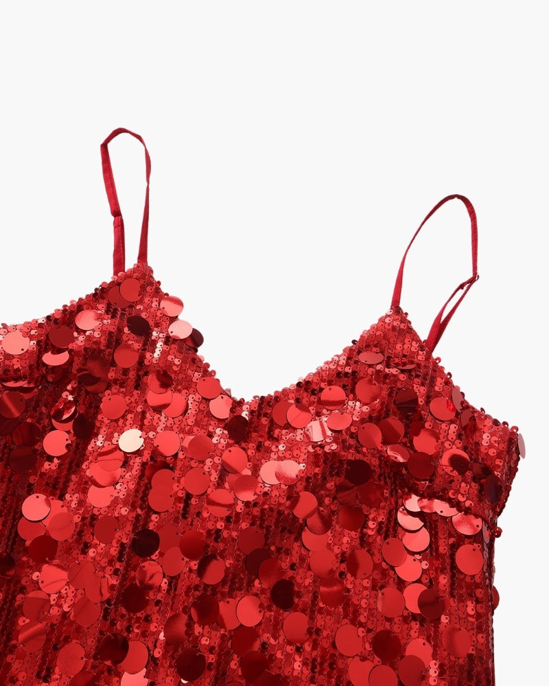 Robe Mini Pailletée Soirée — Photo 10