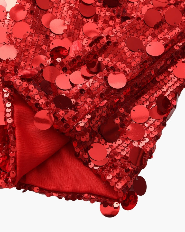 Robe Mini Pailletée Soirée — Photo 13