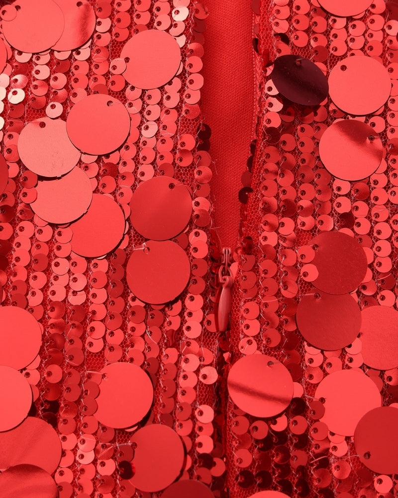 Robe Mini Pailletée Soirée — Photo 14