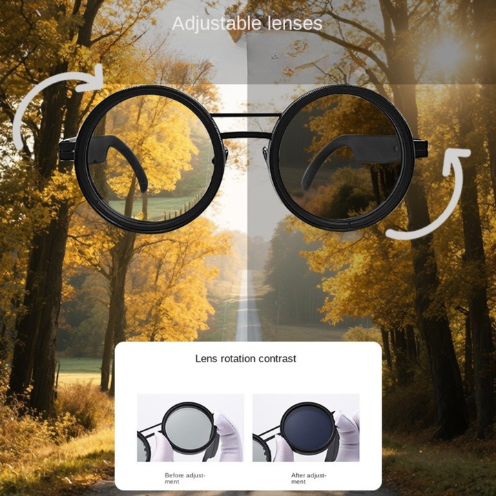 VarioLens™ | Lunettes de soleil ND9 avec filtre rotatif à intensité ajustable