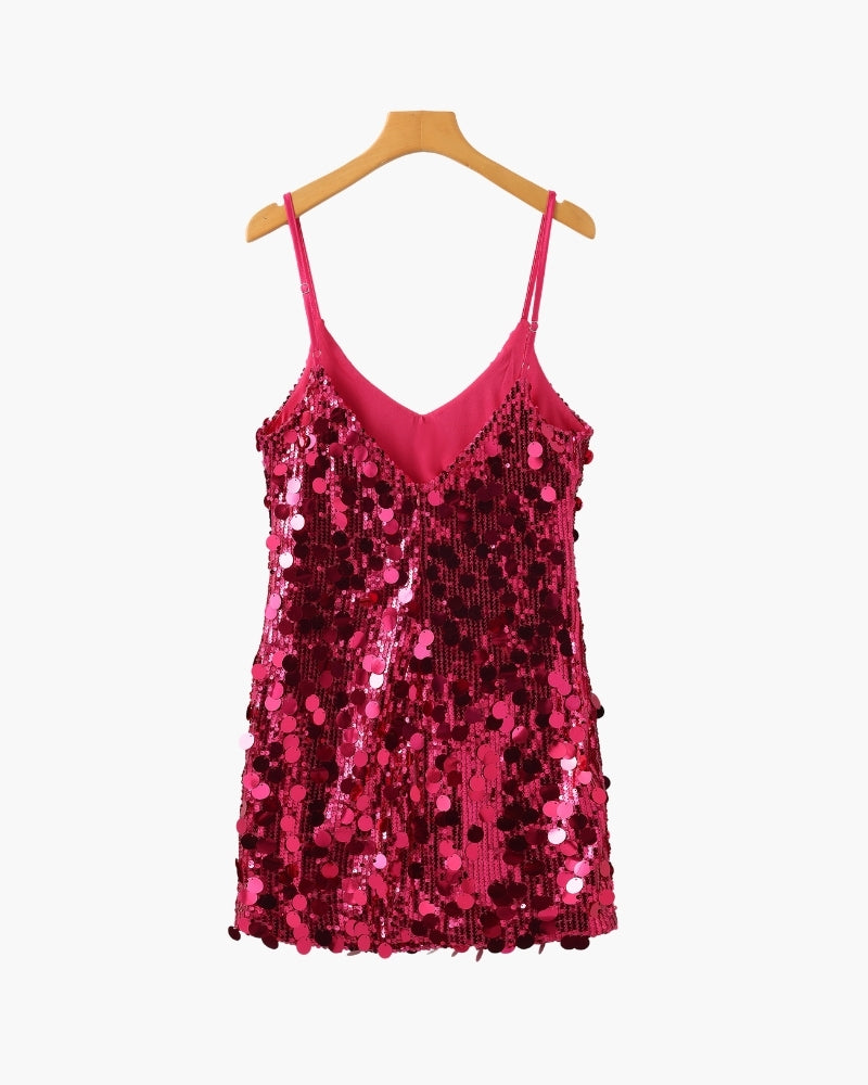 Robe Mini Pailletée Soirée — Photo 16