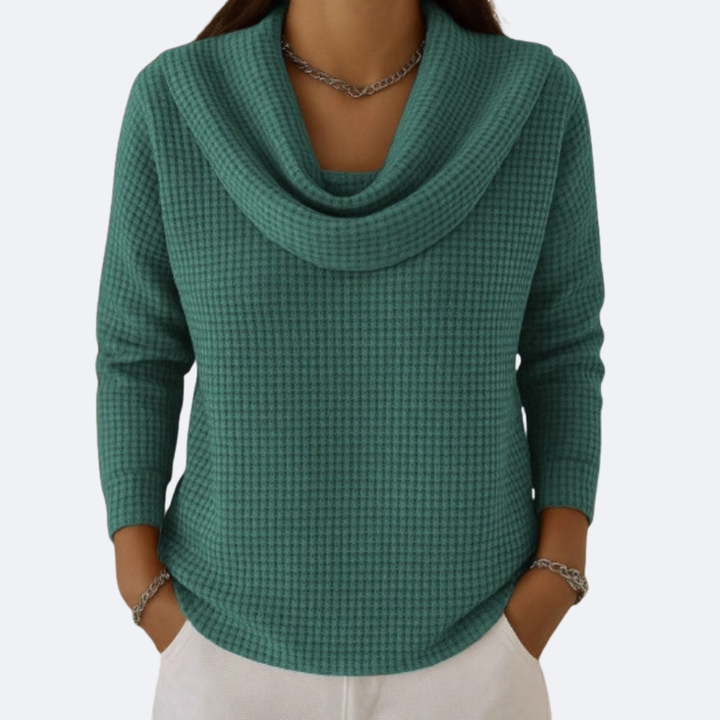 Livia Pull Doux Femme — Vert
