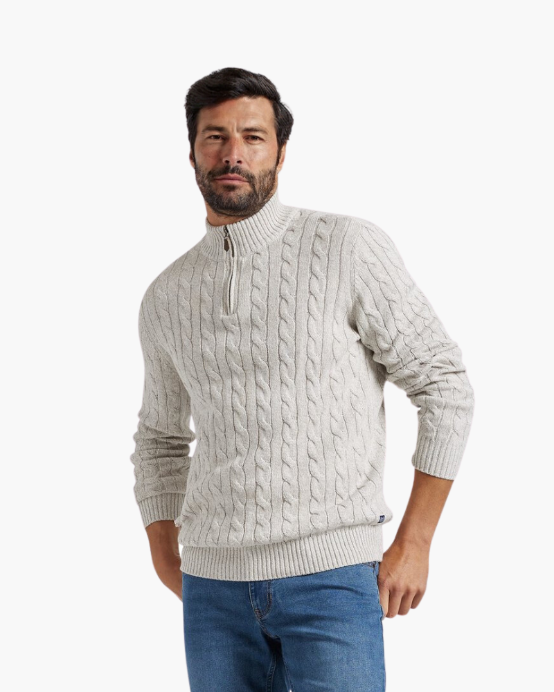 Verbier Pull Homme Col Zippé — Photo 1
