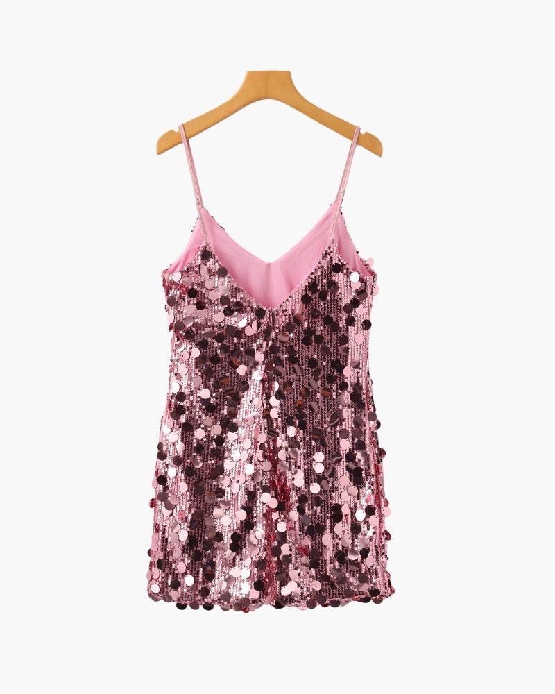 Robe Mini Pailletée Soirée — Photo 2