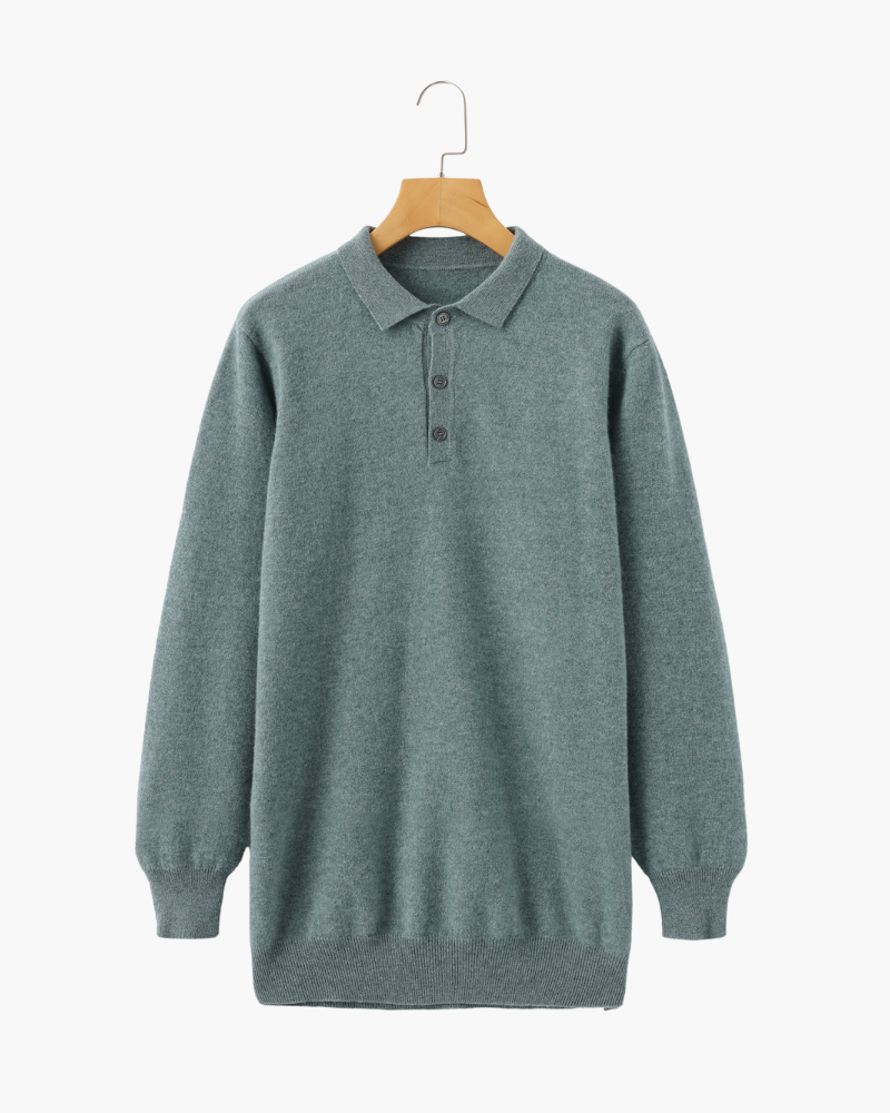 Polo Toucher-Doux Homme — Vert