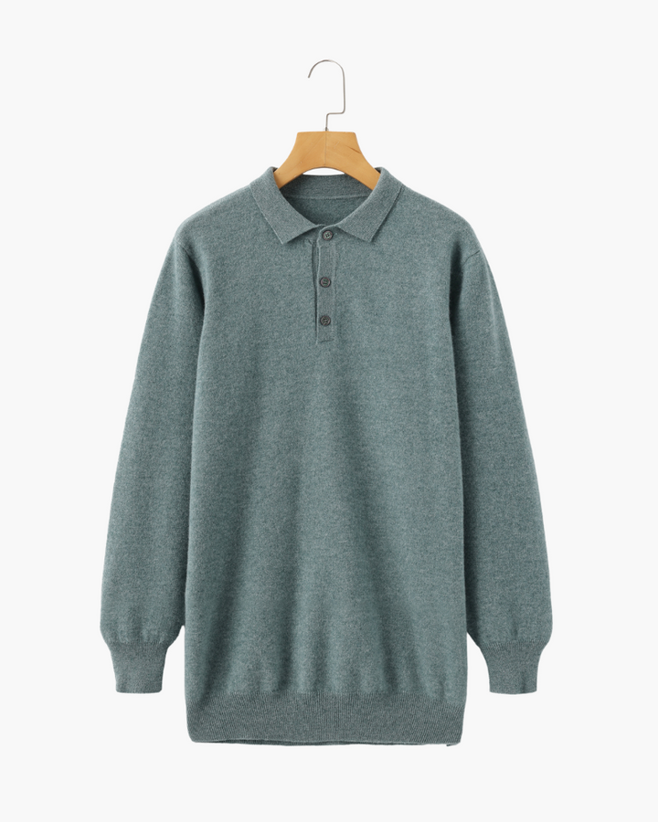 Polo Toucher-Doux Homme — Vert