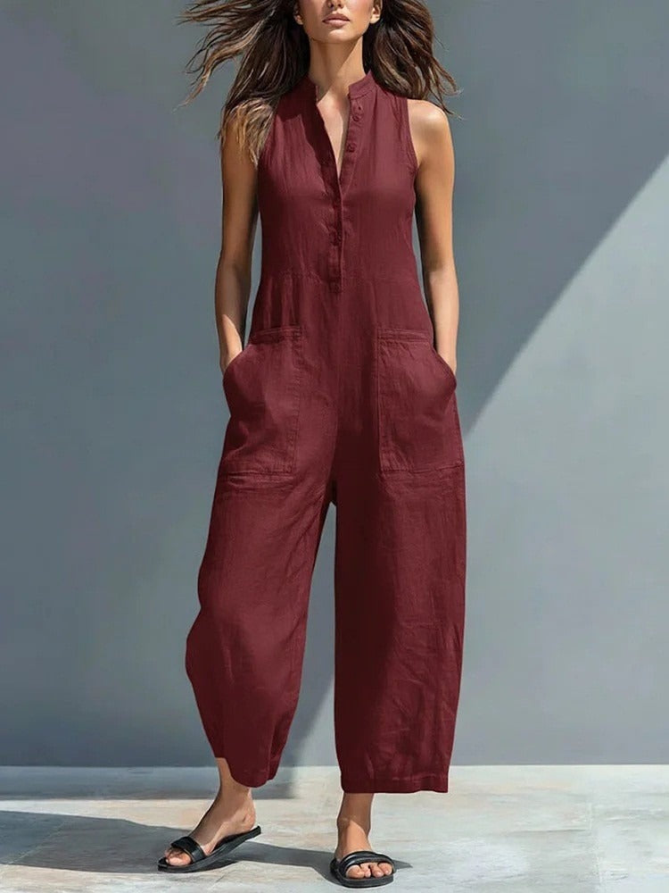 Hortense | Combinaison Sans Manches Femme