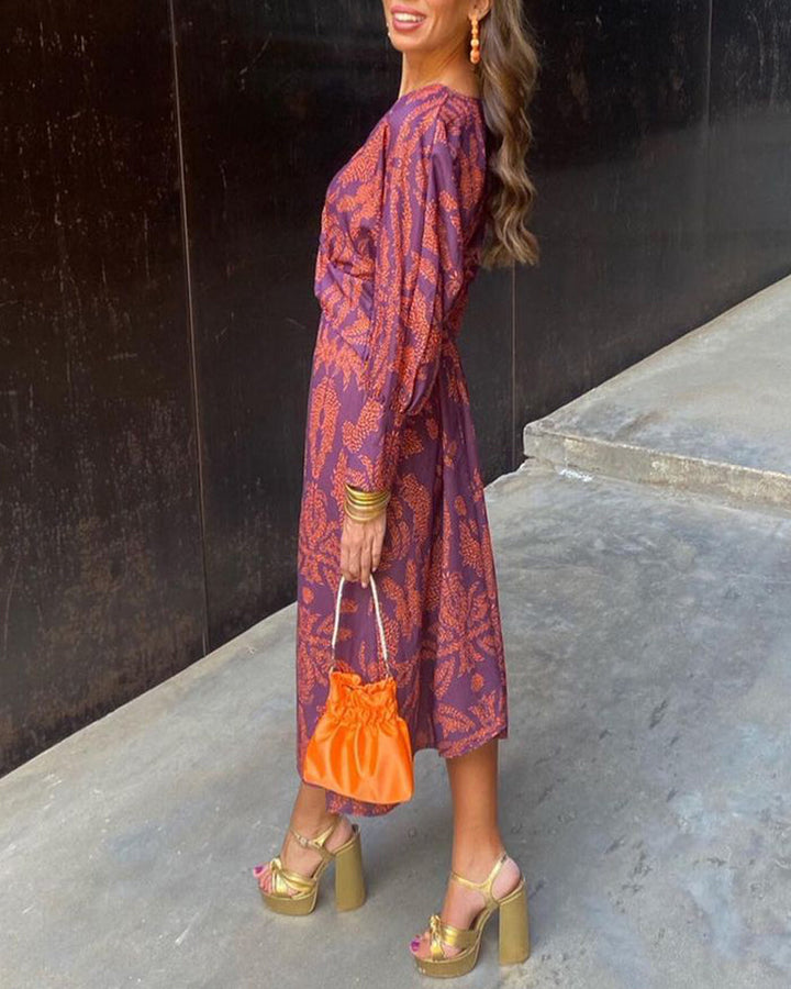 Robe Midi Motif