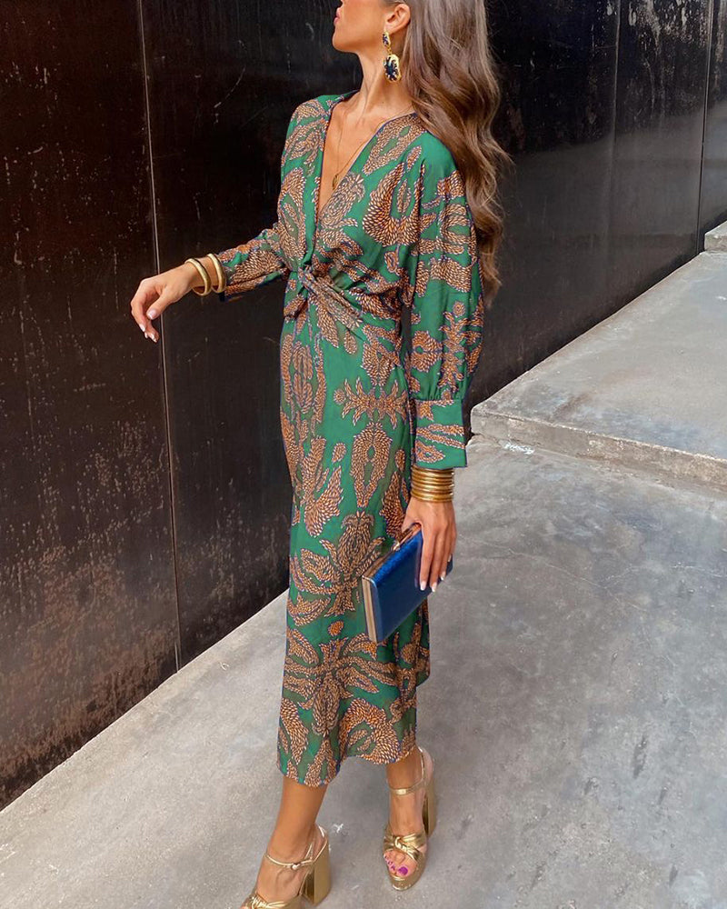 Robe Midi Motif