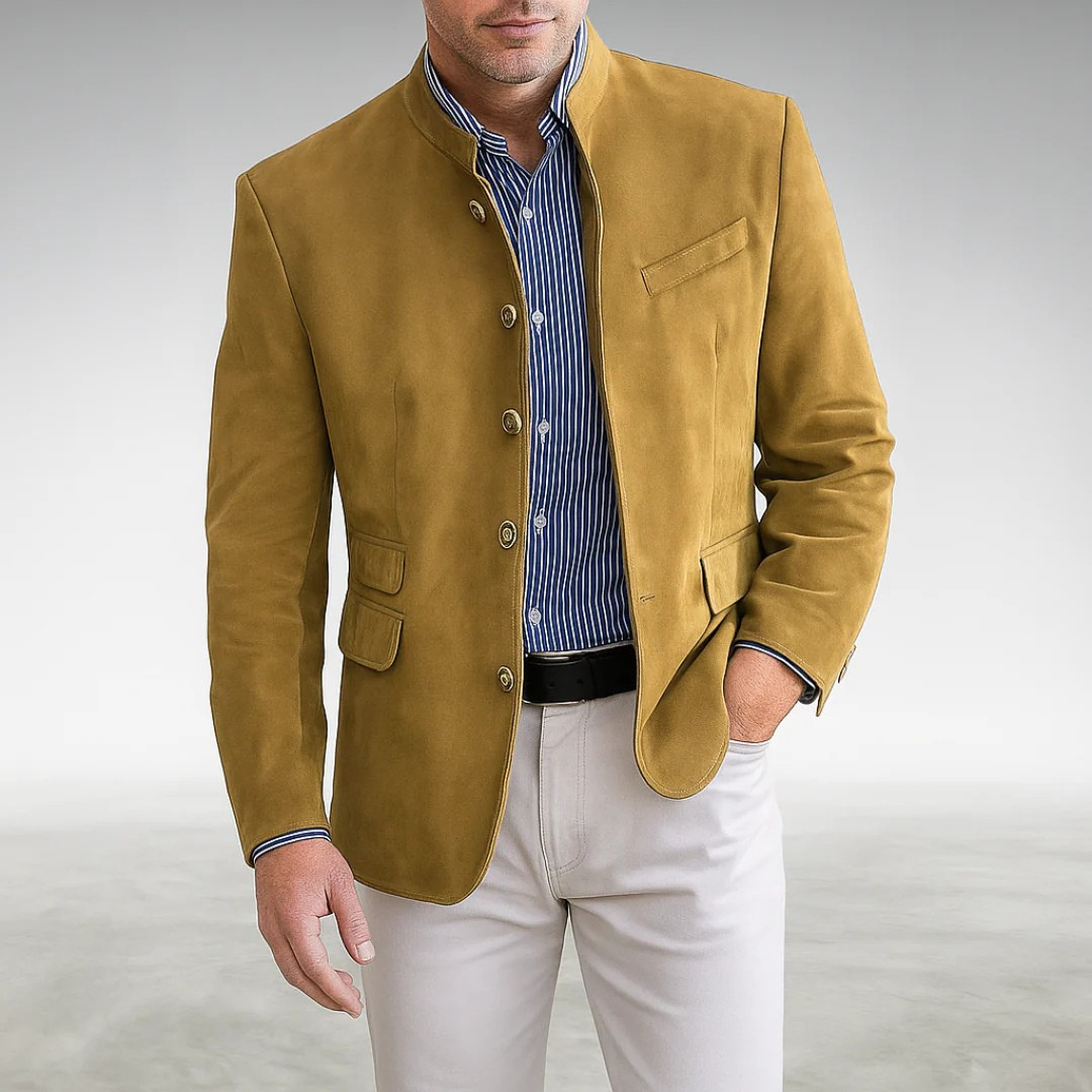 Veste structurée Cannes pour homme, vue de dos, coupe ajustée