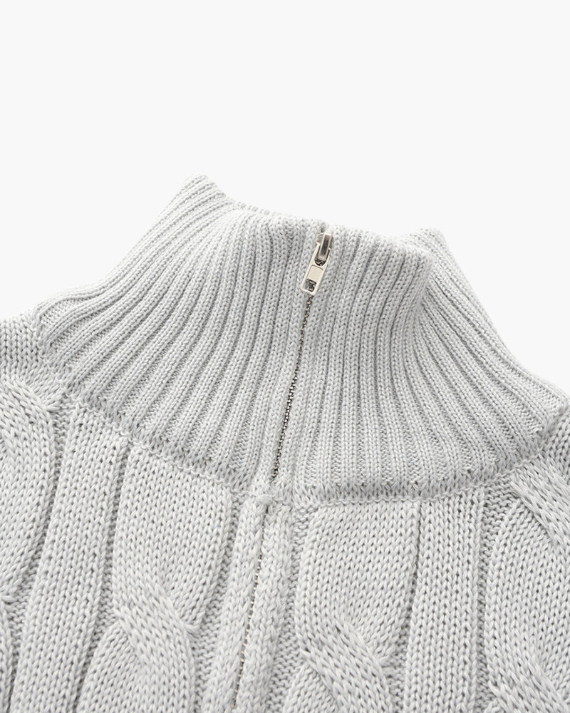 Verbier Pull Homme Col Zippé — Photo 4