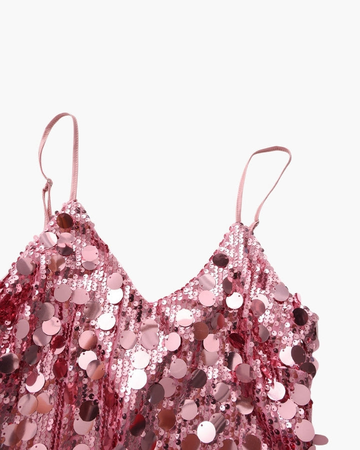 Robe Mini Pailletée Soirée — Photo 3