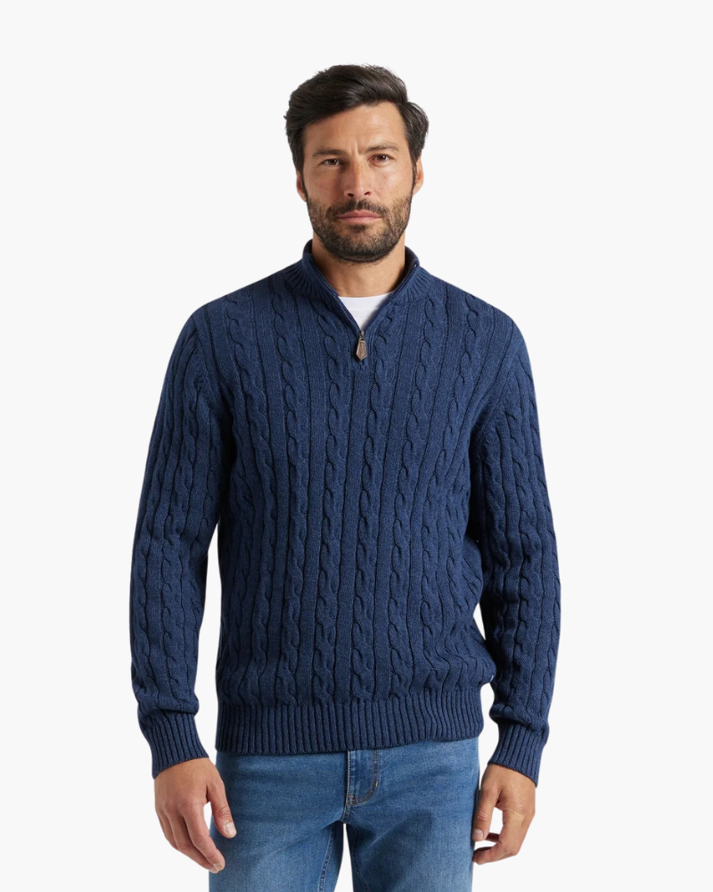 Verbier Pull Homme Col Zippé — Photo 7