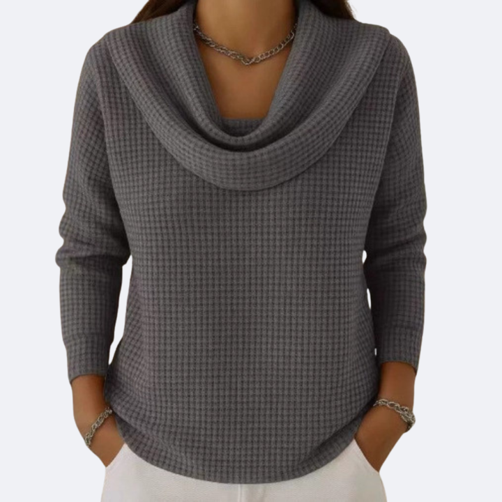 Livia Pull Doux Femme — Gris