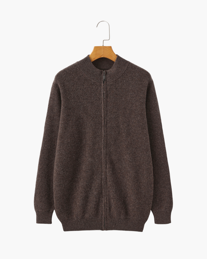 Gilet Toucher-Doux Homme — Marron