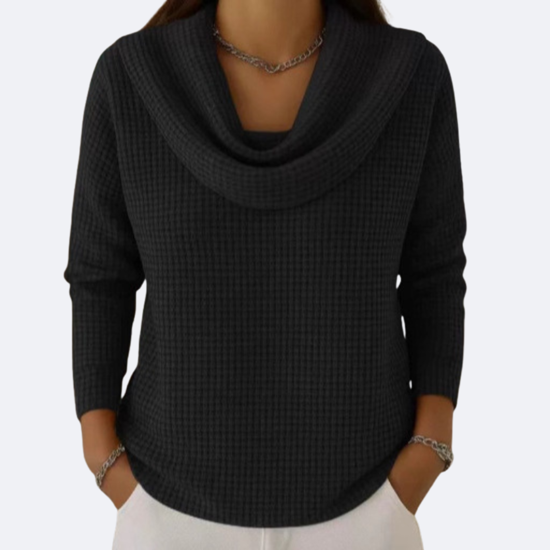 Livia Pull Doux Femme — Noir
