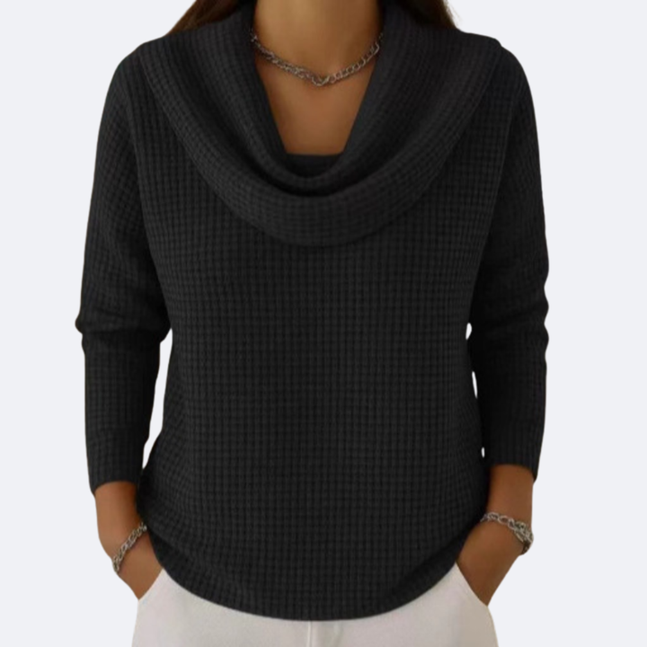 Livia Pull Doux Femme — Noir