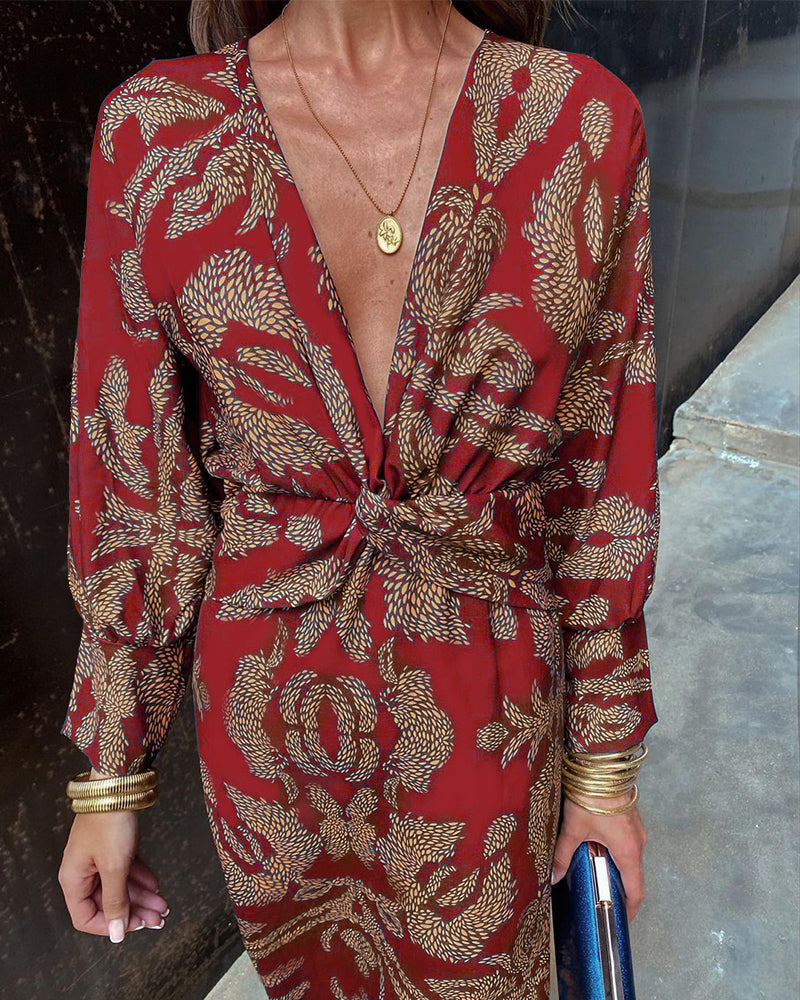 Robe Midi Motif