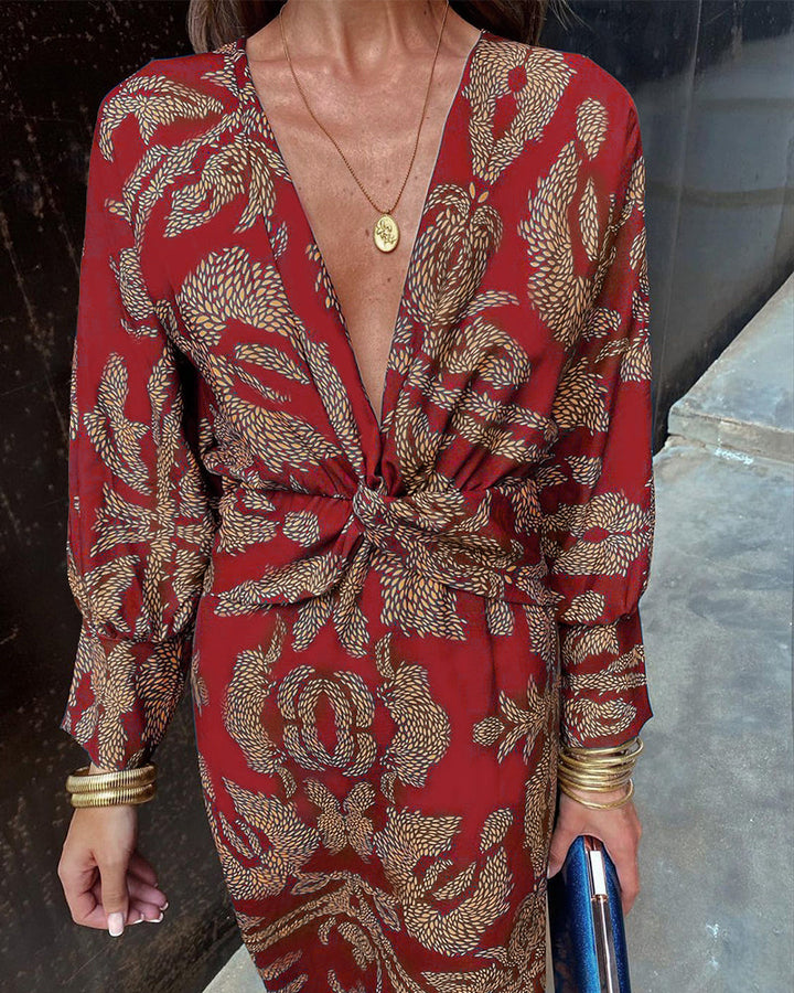 Robe Midi Motif