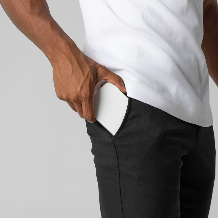 Théo - Chino élastique premium - détail tissu 2