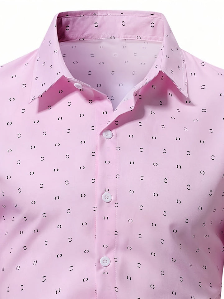 Giulio - Chemise imprimée, coupe fluide décontractée
