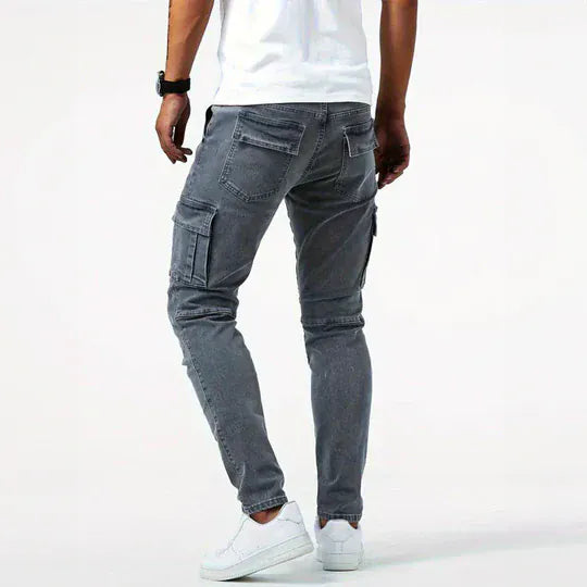 Jean cargo stretch homme Romain — vue 3