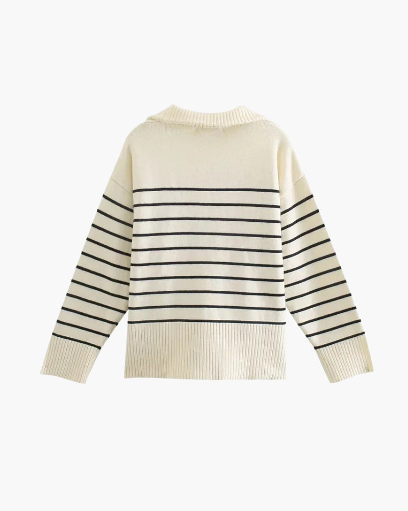 Pull Tricot Zippé Homme — Photo 2