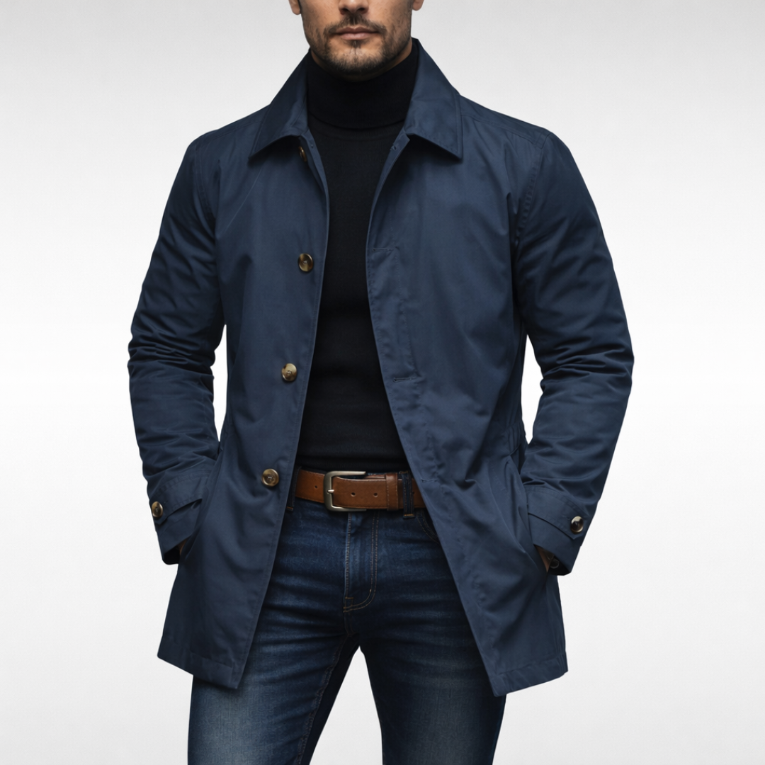 Manteau Adrian coloris bleu marine
