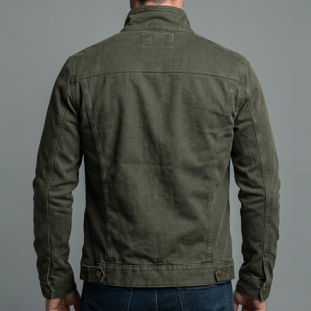 Veste Martin en toucher-doux lavé vintage, vue arrière