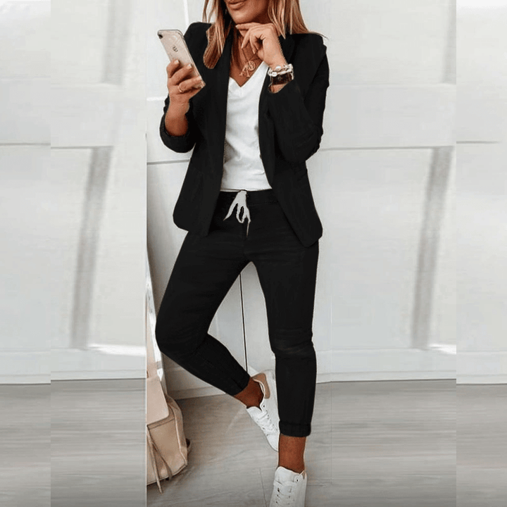 Sophia Ensemble Élégant Femme — Noir