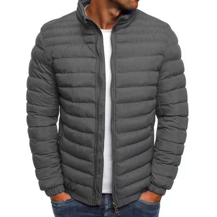 Veste puffer matelassée homme - Léopold by Atelier Tissure, détail matelassage