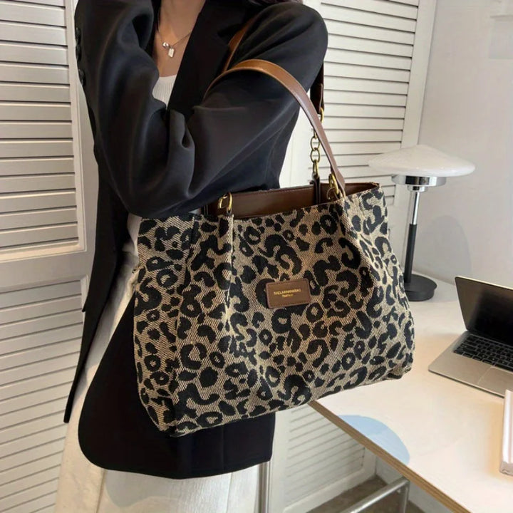 Lisanne | Luxurious Leopard Print Handbag