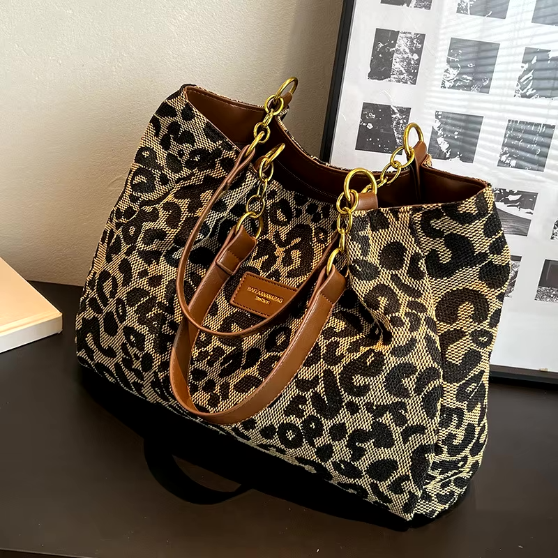 Lisanne | Luxurious Leopard Print Handbag