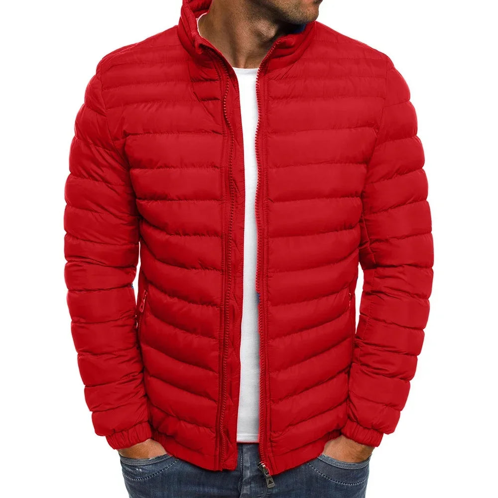 Veste puffer matelassée homme - Léopold by Atelier Tissure, vue de face produit