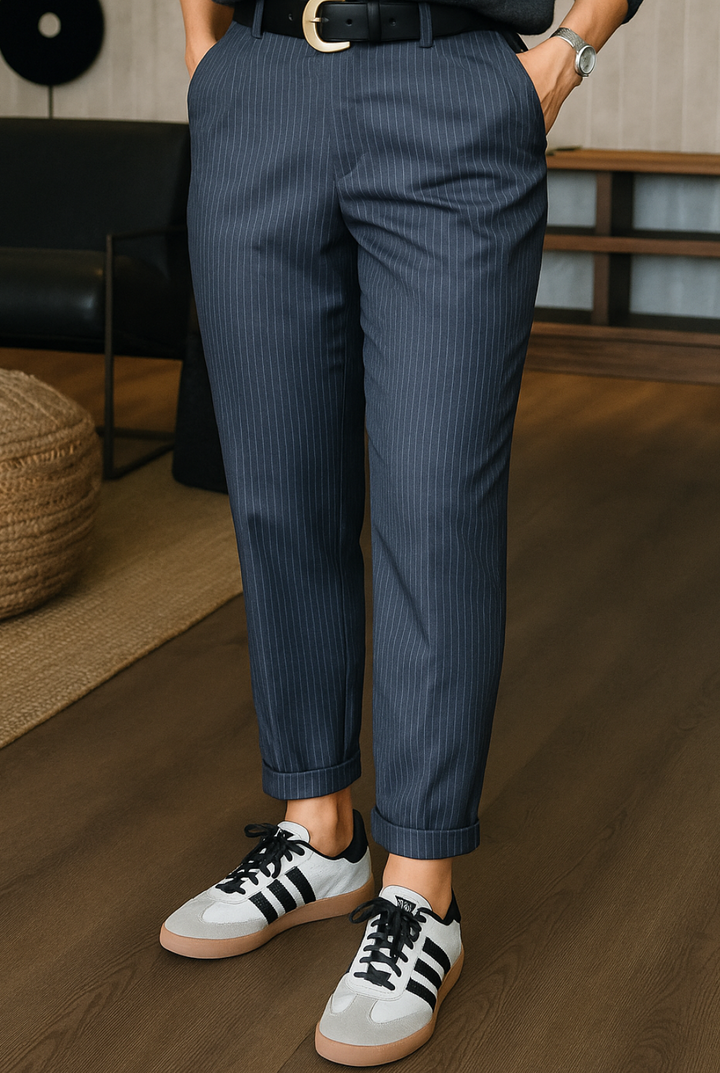 Mathilda Pantalon Rayures Femme — Photo 11
