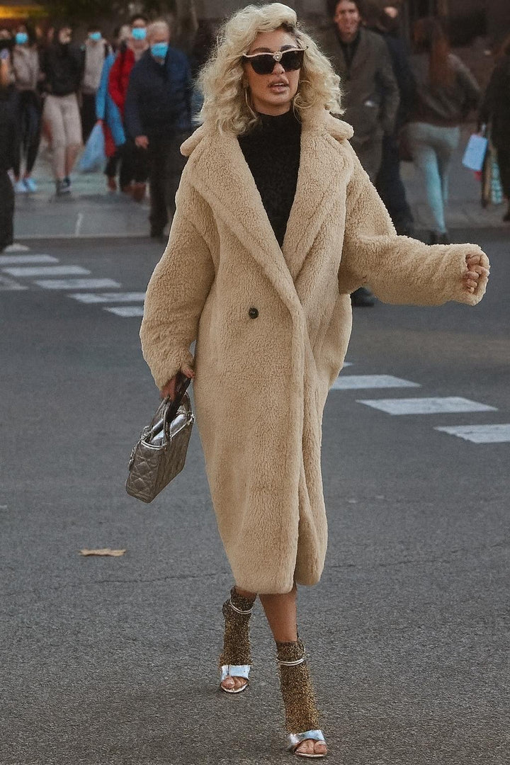 Manteau Teddy Texture