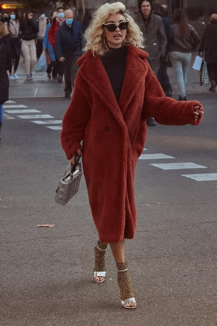 Manteau Teddy Texture