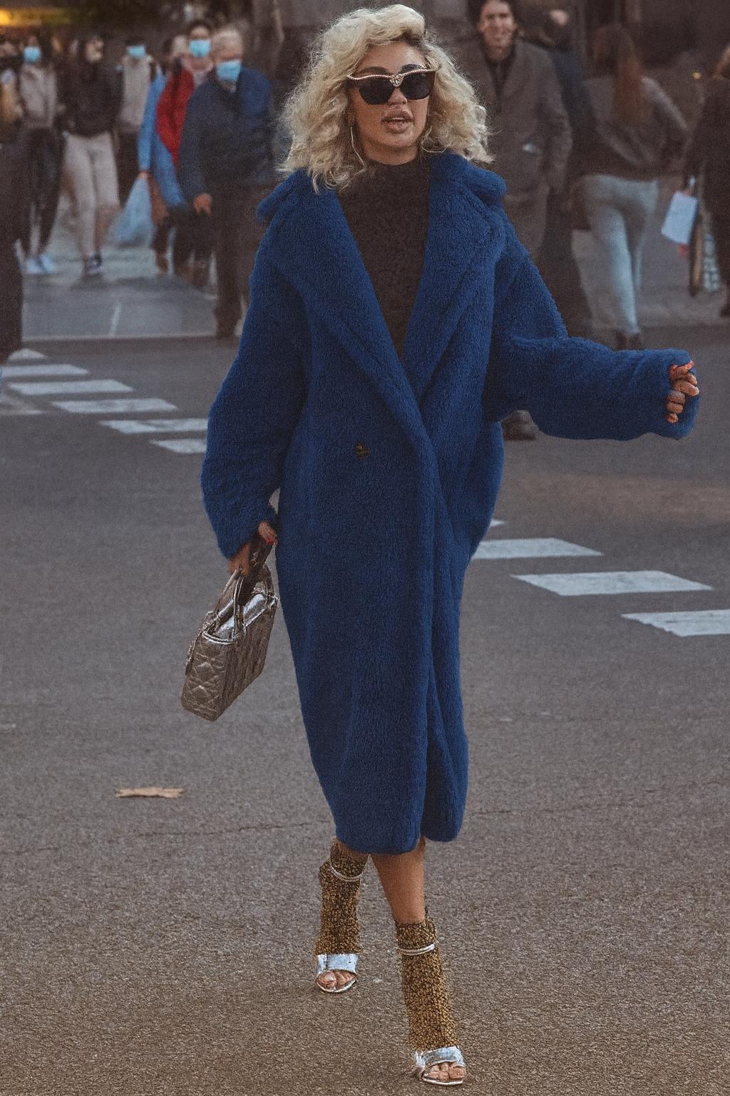 Manteau Teddy Texture