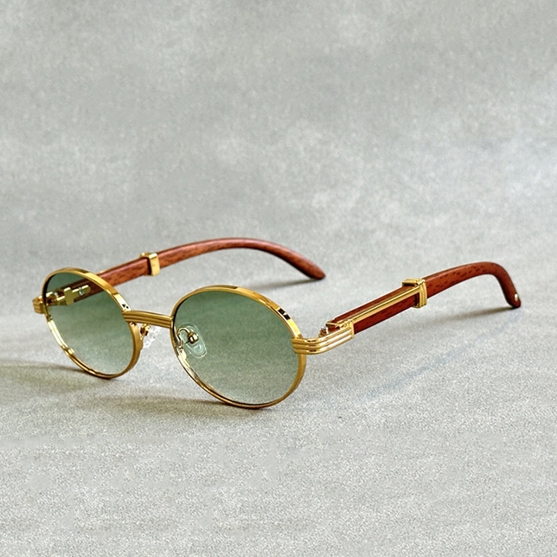 Teyro™ | Lunettes de soleil en bois avec verres teintés dégradés
