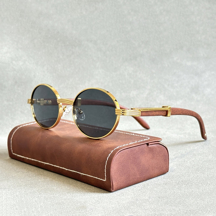 Teyro™ | Lunettes de soleil en bois avec verres teintés dégradés