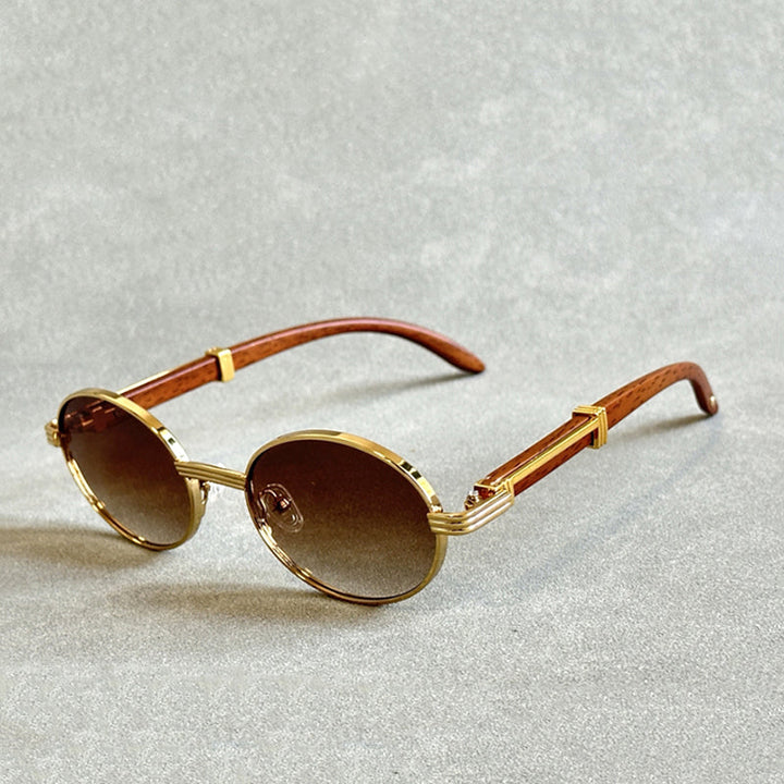 Teyro™ | Lunettes de soleil en bois avec verres teintés dégradés