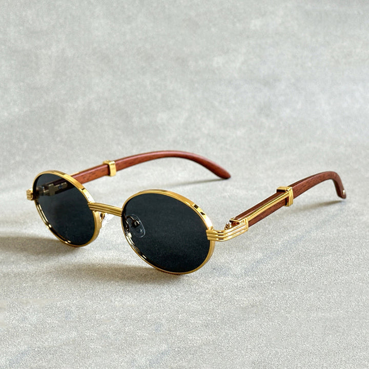 Teyro™ | Lunettes de soleil en bois avec verres teintés dégradés