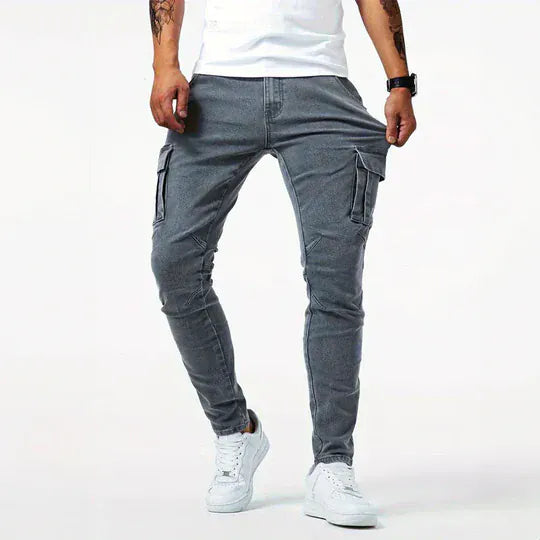 Jean cargo stretch homme Romain — vue 2