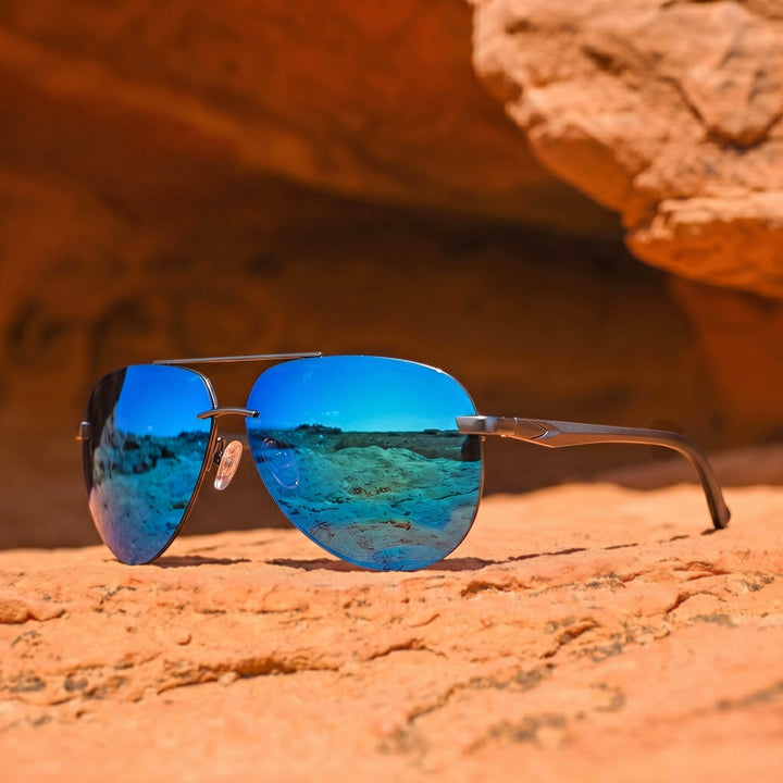 Alden™ | Lunettes de soleil Aviateur Polarisées (Achetez-en 1, Recevez-en 1 Gratuit)