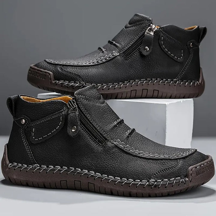 Chaussures homme cuir avec fermeture éclair Augustin — vue 2