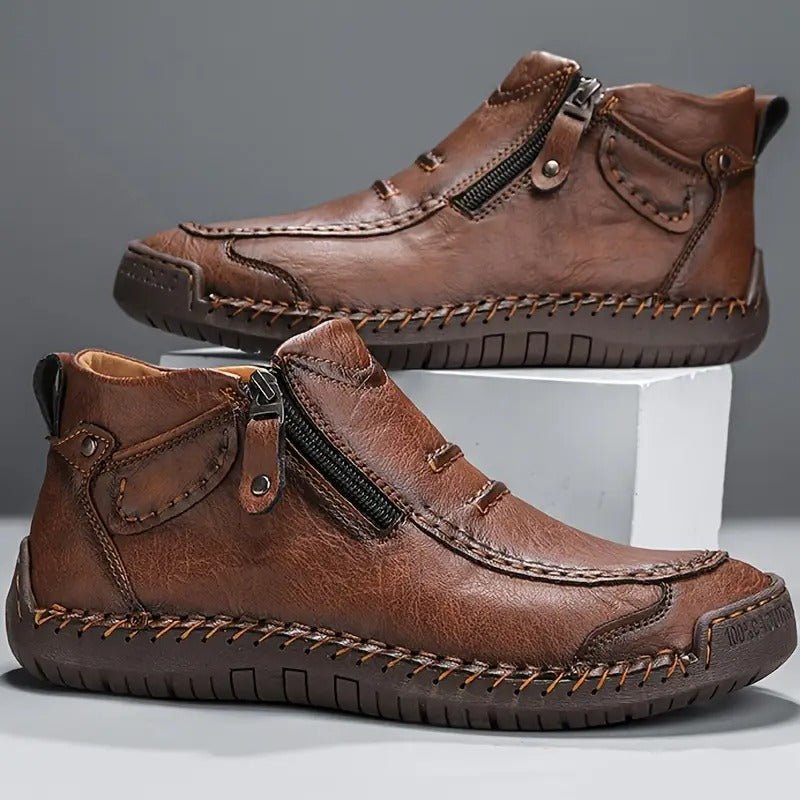 Chaussures homme cuir avec fermeture éclair Augustin — vue 1