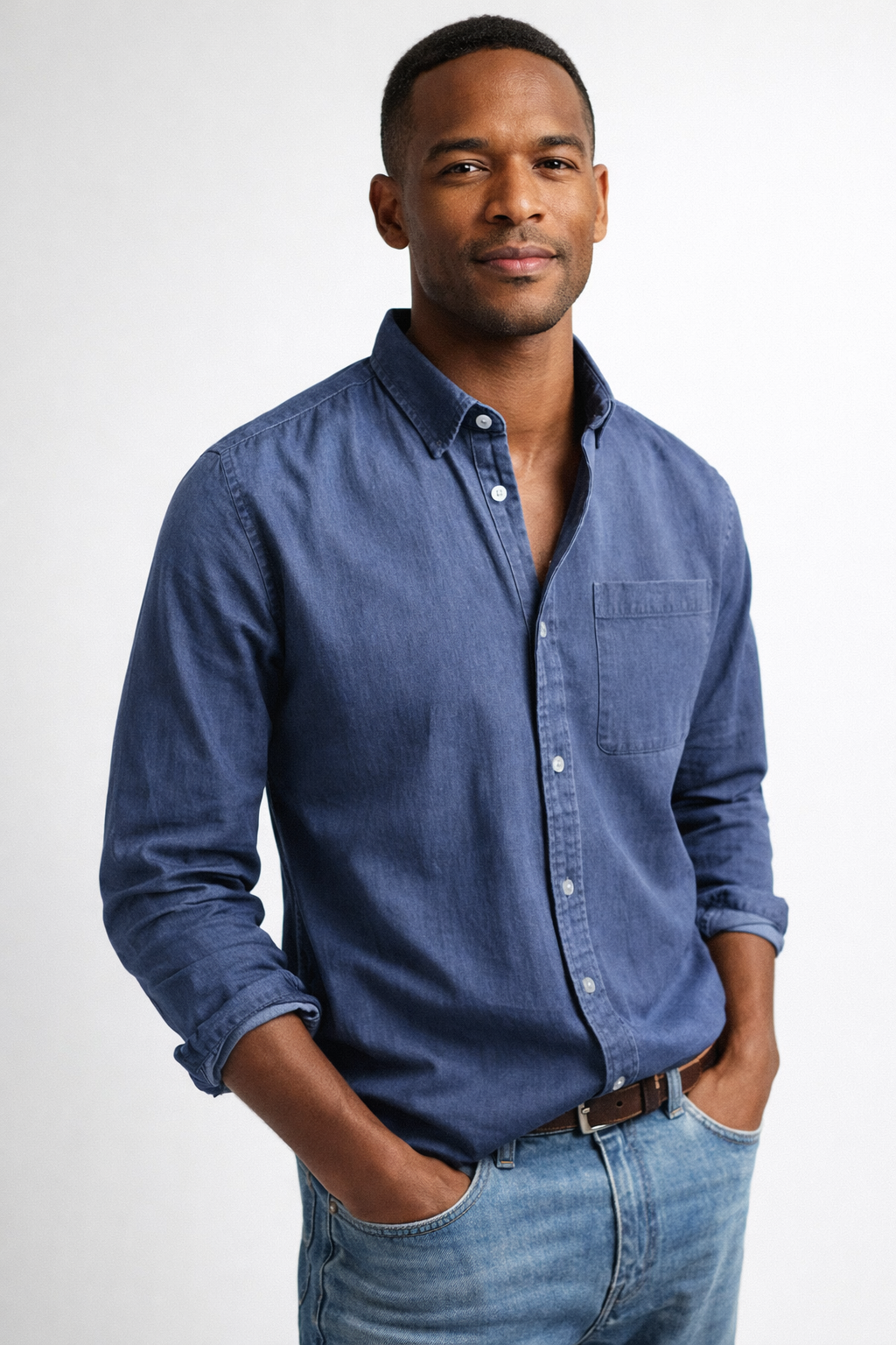 Chemise boutonnée homme Aurélien — vue 13