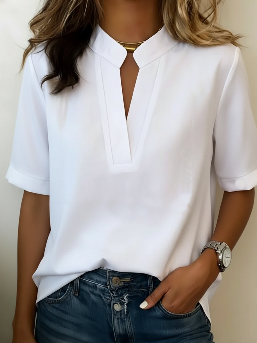 Chemise Lunvessa à manches courtes, vue de face
